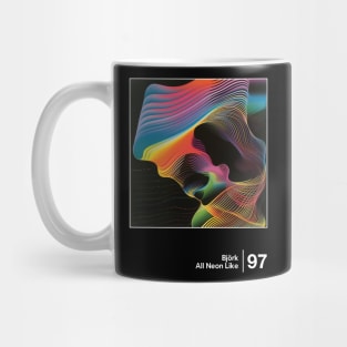 All Neon Like - Minimal Style Graphic Design Mug